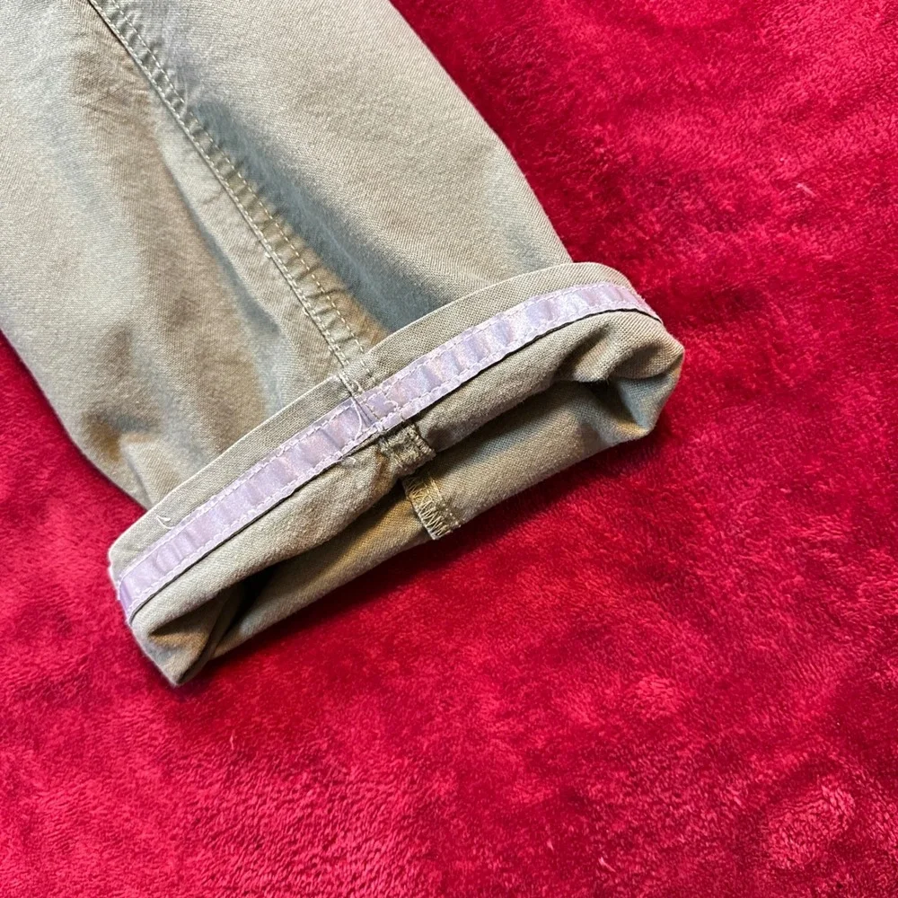 The North Face Mens 38 Regular Olive Green‎ Khaki Outdoor Hiking Stretch Pants